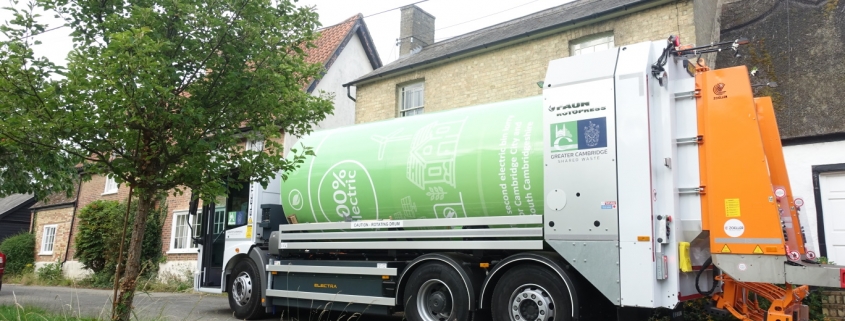 Greater Cambridge Shared Waste electric bin lorry